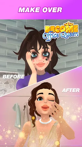 Gameplay screenshot 4 from Become an Office Queen - Simulation game